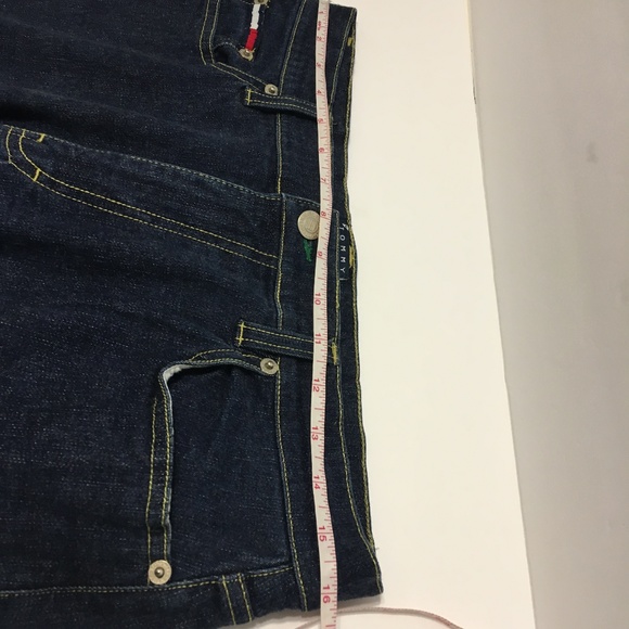 Tommy Hilfiger Womens dark blue jeans sz 13 High - Picture 7 of 7